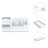 Cuna convertible 70x140 cm beige · Sero Kubo K551-M7753