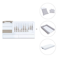 Cuna convertible 70x140 cm beige · Sero Kubo K551-M7753