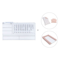 Cuna convertible 70x140 cm blanca · Sero Kubo K551-M7700