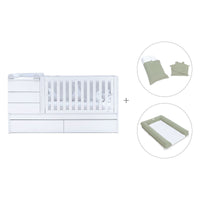 Cuna convertible 70x140 cm blanca · Sero Kubo K551-M7700