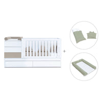 Cuna convertible 70x140 cm beige · Sero Kubo K551-M7753