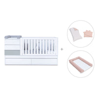 Cuna convertible 70x140 cm gris · Sero Kubo K551-M7778