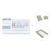 Cuna convertible 70x140 cm gris · Sero Kubo K551-M7778