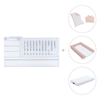 Cuna convertible 70x140 cm blanca · Sero Kubo K551-M7700