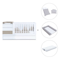 Cuna convertible 70x140 cm beige · Sero Kubo K551-M7753