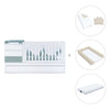 Cuna convertible 70x140 cm blanca/eucalipto · Sero Kubo Eucalyptus K551-M7757