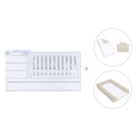 Cuna convertible 70x140 cm blanca · Sero Kubo K551-M7700