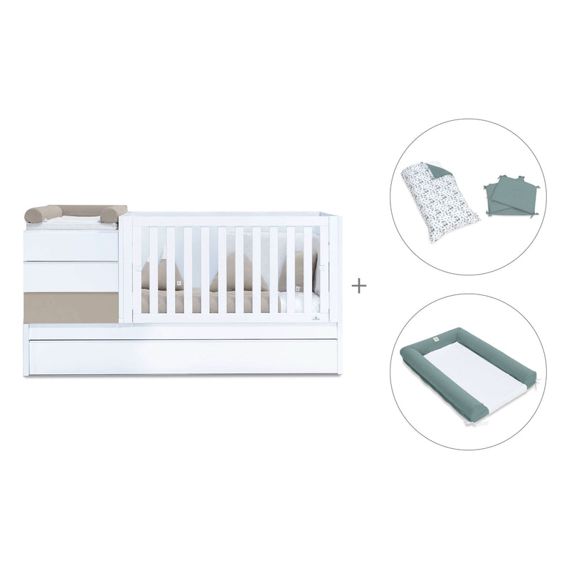 Cuna convertible 70x140 cm beige · Sero Kubo K551-M7753