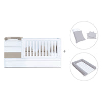 Cuna convertible 70x140 cm beige · Sero Kubo K551-M7753