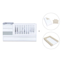 Cuna convertible 70x140 cm gris · Sero Kubo K551-M7778