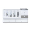 Cuna convertible 70x140 cm blanca/antracita · Sero Bubble Antracita K554-M7758