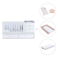 Cuna convertible 70x140 cm en blanco · Sero Bubble K554-M7700