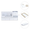Cuna convertible 70x140 cm en blanco/gris · Sero Bubble K554-M7778