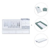 Cuna convertible 70x140 cm en blanco/gris · Sero Bubble K554-M7778