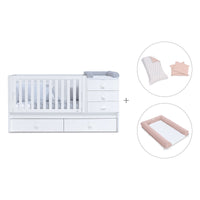 Cuna convertible 70x140 cm en blanco · Sero Bubble K554-M7700