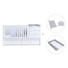 Cuna convertible 70x140 cm en blanco · Sero Bubble K554-M7700