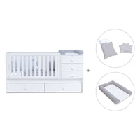 Cuna convertible 70x140 cm en blanco · Sero Bubble K554-M7700