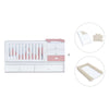 Cuna convertible 70x140 cm blanca/rosa · Sero Bubble Quarzo K554-M7759