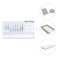 Cuna convertible 70x140 cm en blanco · Sero Bubble K554-M7700
