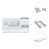 Cuna convertible 70x140 cm blanca/verde-oliva · Sero Bubble Erba K554-M7756