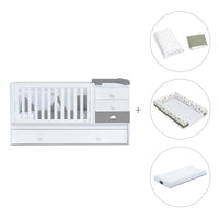 Cuna convertible 70x140 cm blanca/antracita · Sero Bubble Antracita K554-M7758