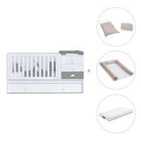Cuna convertible 70x140 cm blanca/antracita · Sero Bubble Antracita K554-M7758