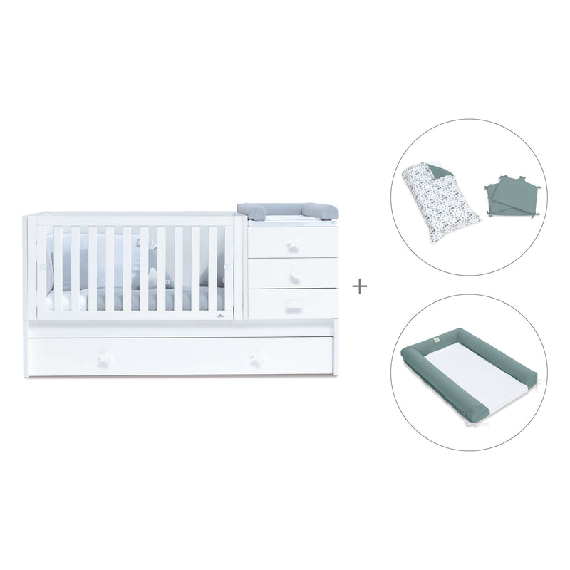Cuna convertible 70x140 cm en blanco · Sero Bubble K554-M7700