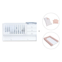 Cuna convertible 70x140 cm en blanco · Sero Bubble K554-M7700