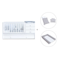 Cuna convertible 70x140 cm en blanco · Sero Bubble K554-M7700