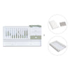 Cuna convertible 70x140 cm blanca/verde-oliva · Sero Bubble Erba K554-M7756