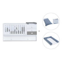 Cuna convertible 70x140 cm blanca/antracita · Sero Bubble Antracita K554-M7758