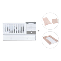 Cuna convertible 70x140 cm blanca/antracita · Sero Bubble Antracita K554-M7758