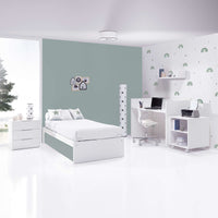 Cuna convertible 70x140 cm blanca/eucalipto · Sero More Eucalyptus K546-M7757