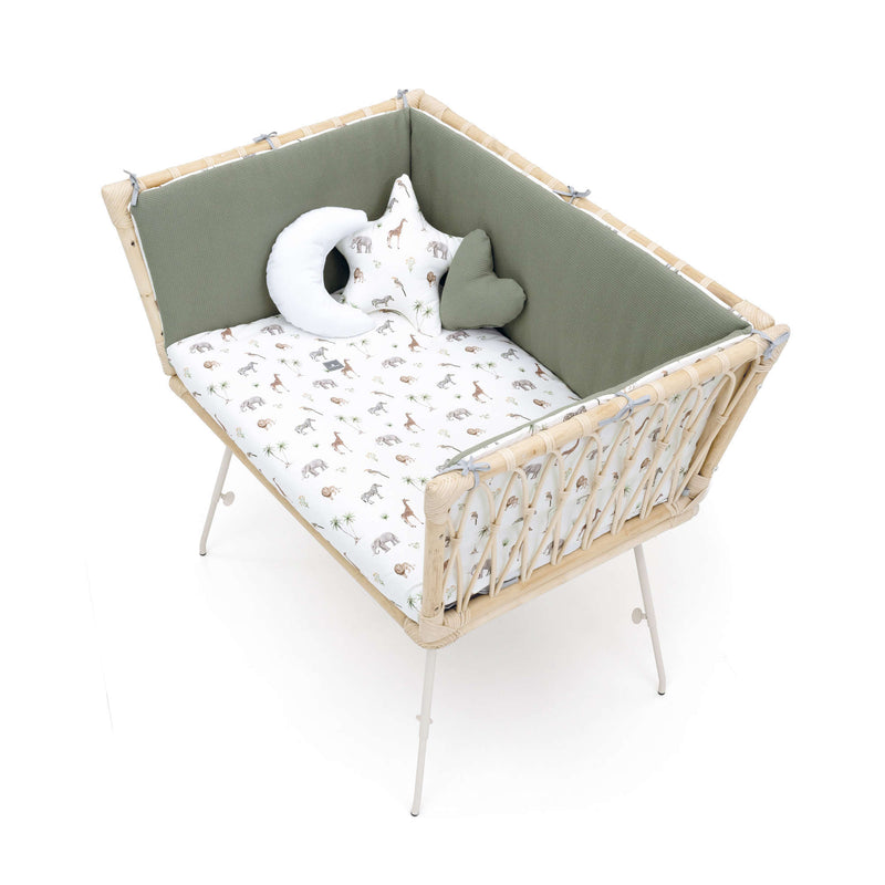 Minicuna de ratán para bebés MOAI 50x80 cm · RC1600-N99
