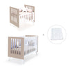 Minicuna y cuna todo en uno (7en1) blanca/beige · Nexo Tre Arena C187T-M7753