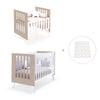 Minicuna y cuna todo en uno (7en1) blanca/beige · Nexo Tre Arena C187T-M7753