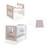 Minicuna y cuna todo en uno (7en1) blanca/beige · Nexo Tre Arena C187T-M7753