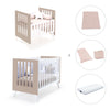 Minicuna y cuna todo en uno (7en1) blanca/beige · Nexo Tre Arena C187T-M7753
