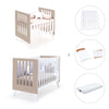 Minicuna y cuna todo en uno (7en1) blanca/beige · Nexo Tre Arena C187T-M7753