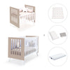 Minicuna y cuna todo en uno (7en1) blanca/beige · Nexo Tre Arena C187T-M7753