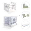 Minicuna y cuna todo en uno (7en1) blanca/gris · Nexo Tre Grey C187T-M7778