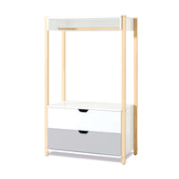 Armario infantil Montessori (con colgador y cajones) · Eden NW131