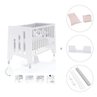 Cuna colecho madera blanca 60x120 cm (5en1) · Omni Due White C181D-M7700