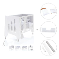 Cuna colecho madera blanca 60x120 cm (5en1) · Omni Due White C181D-M7700