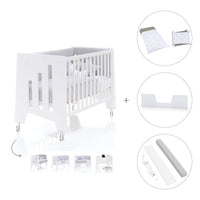 Cuna colecho madera blanca 60x120 cm (5en1) · Omni Due White C181D-M7700