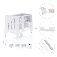 Cuna colecho madera blanca 60x120 cm (5en1) · Omni Due White C181D-M7700