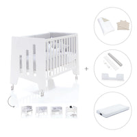 Cuna colecho madera blanca 60x120 cm (5en1) · Omni Due White C181D-M7700