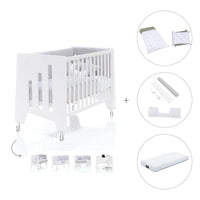 Cuna colecho madera blanca 60x120 cm (5en1) · Omni Due White C181D-M7700