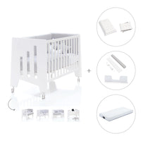 Cuna colecho madera blanca 60x120 cm (5en1) · Omni Due White C181D-M7700