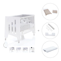 Cuna colecho madera blanca 60x120 cm (5en1) · Omni Due White C181D-M7700